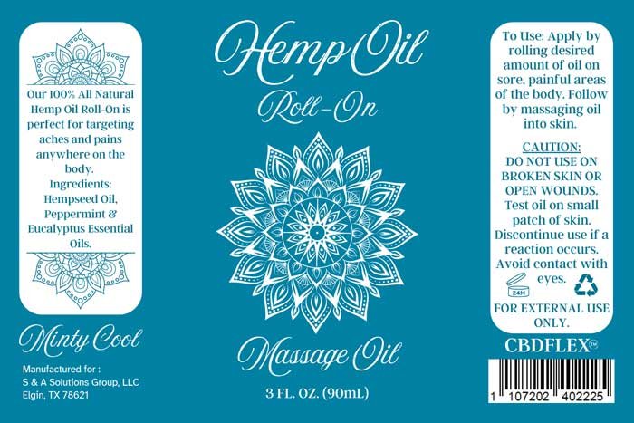 Hemp Oil Pain Roll-On Minty Cool